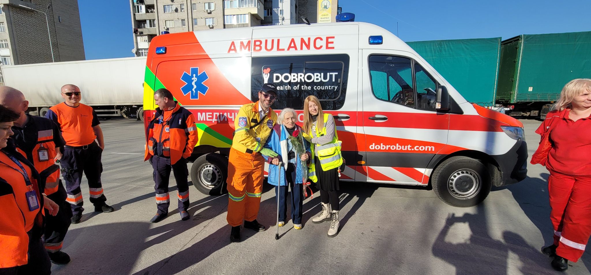 100 Jahre alte Holocaust-Überlebende aus Kiew gerettet