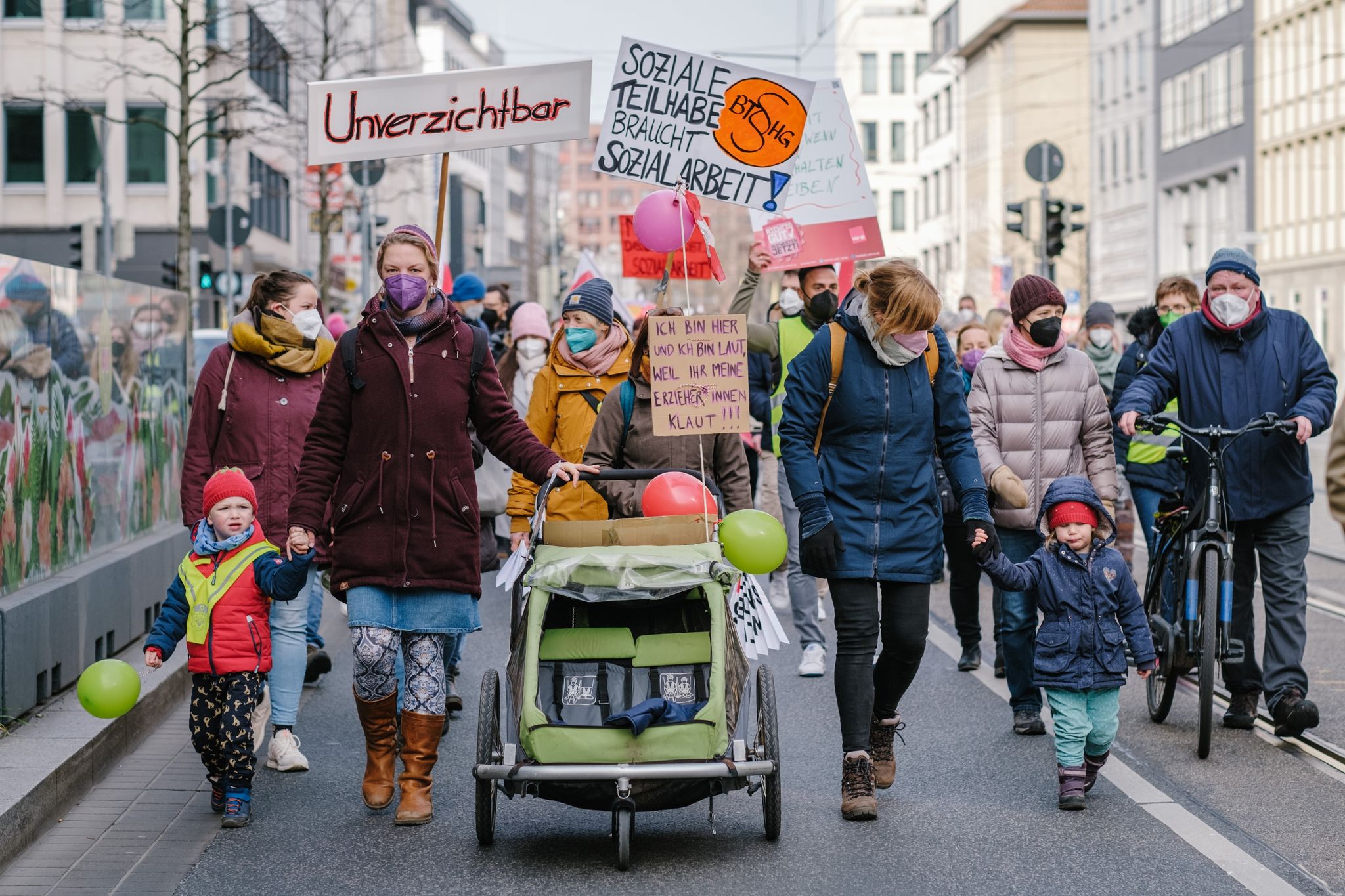 Warnstreiks in Kitas und in der Sozialarbeit nach dem 1. Mai