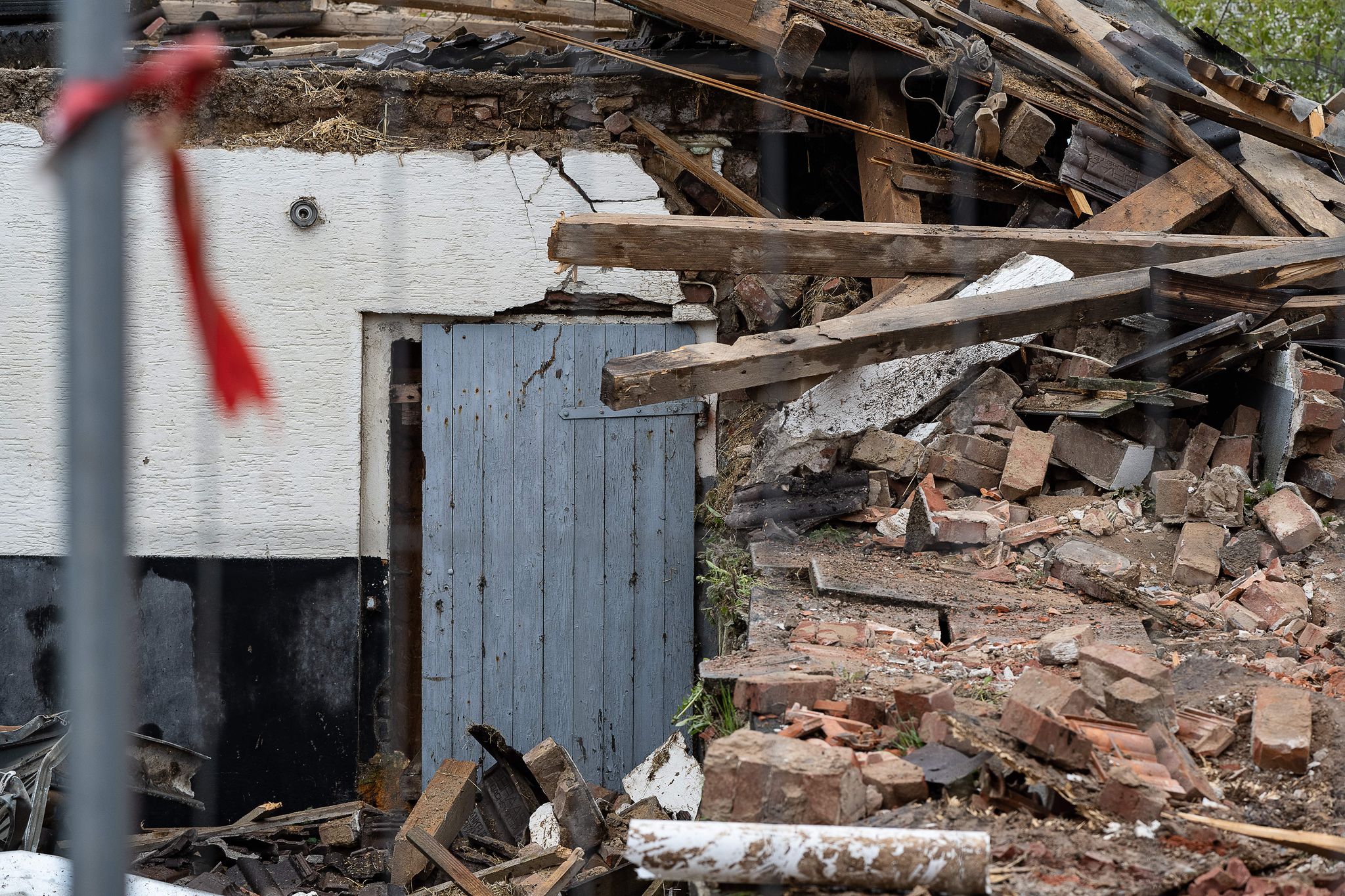 «Horrorhaus» von Höxter: Abriss am frühen Montagmorgen