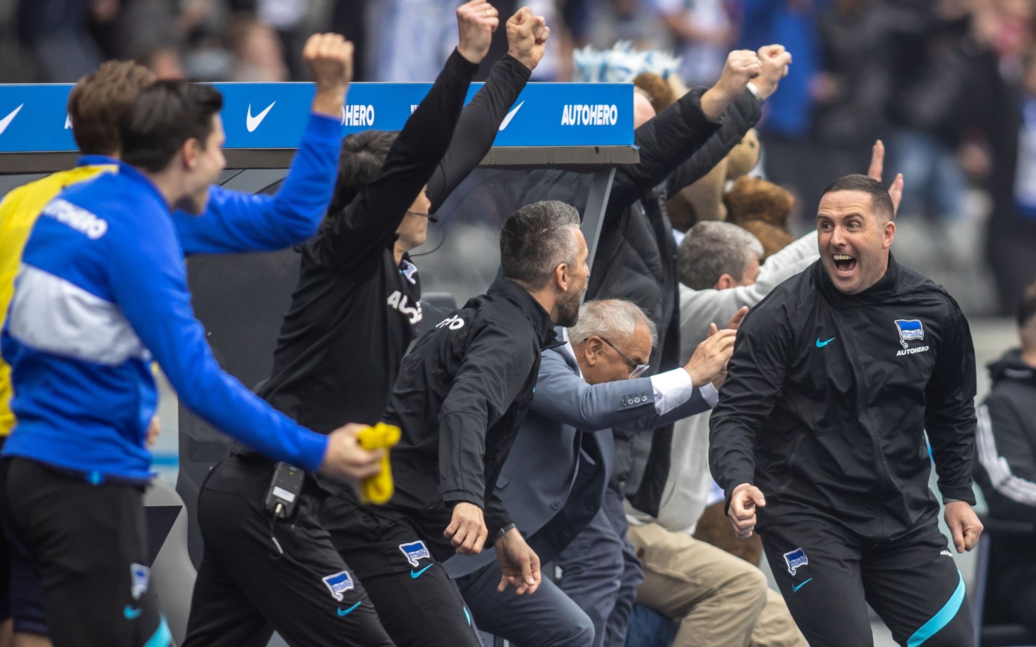 Hertha gewinnt bei Magaths Jubiläum: Sieg bringt Luft