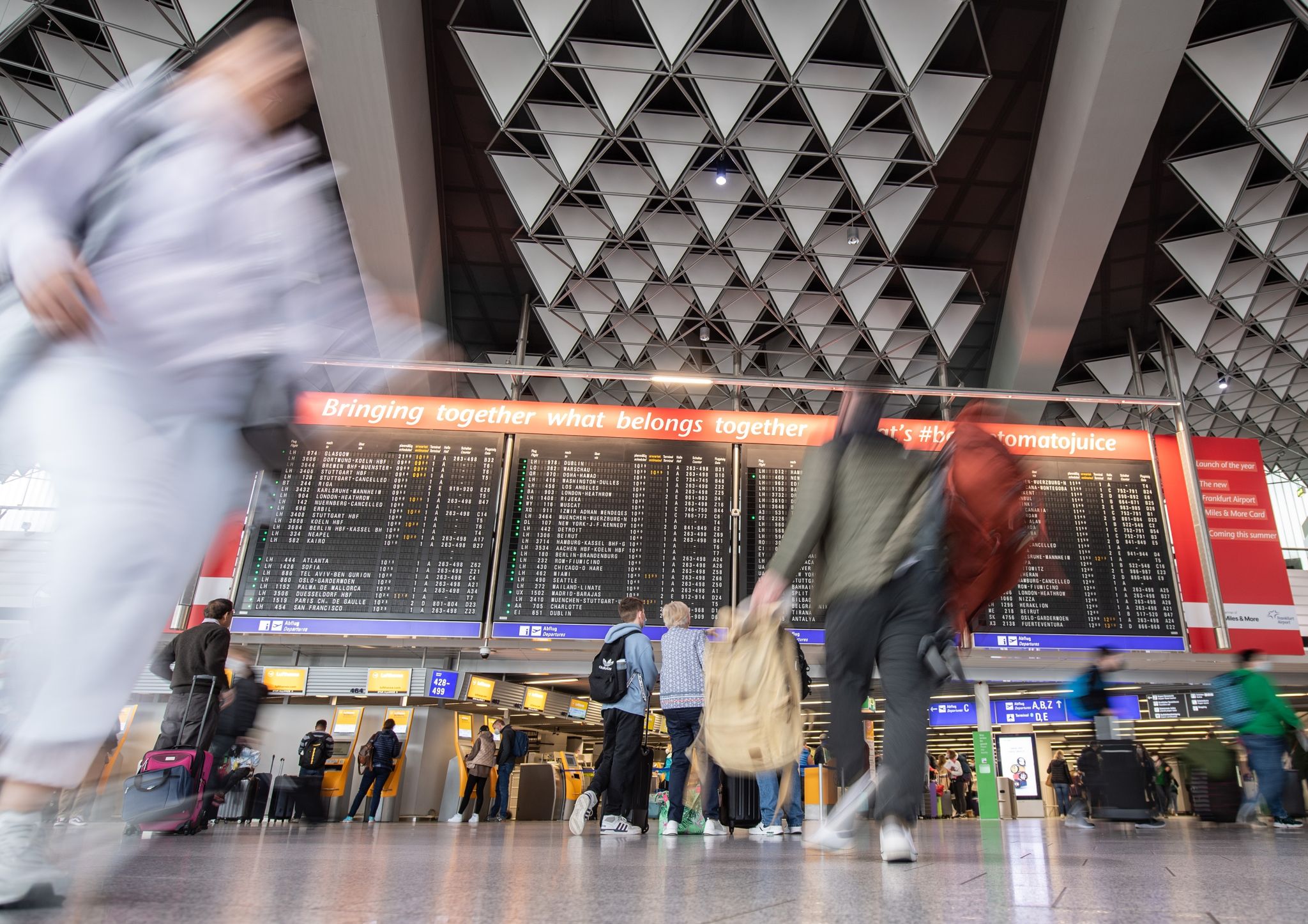 Flughafen Frankfurt rechnet mit erhöhtem Verkehrsaufkommen