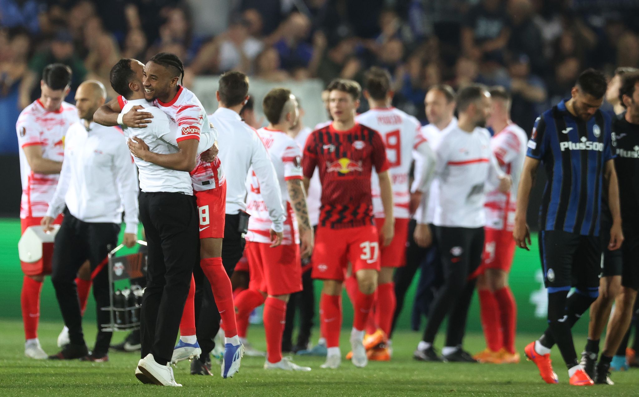 Kongeniale Matchwinner: Leipzig feiert Laimer und Nkunku