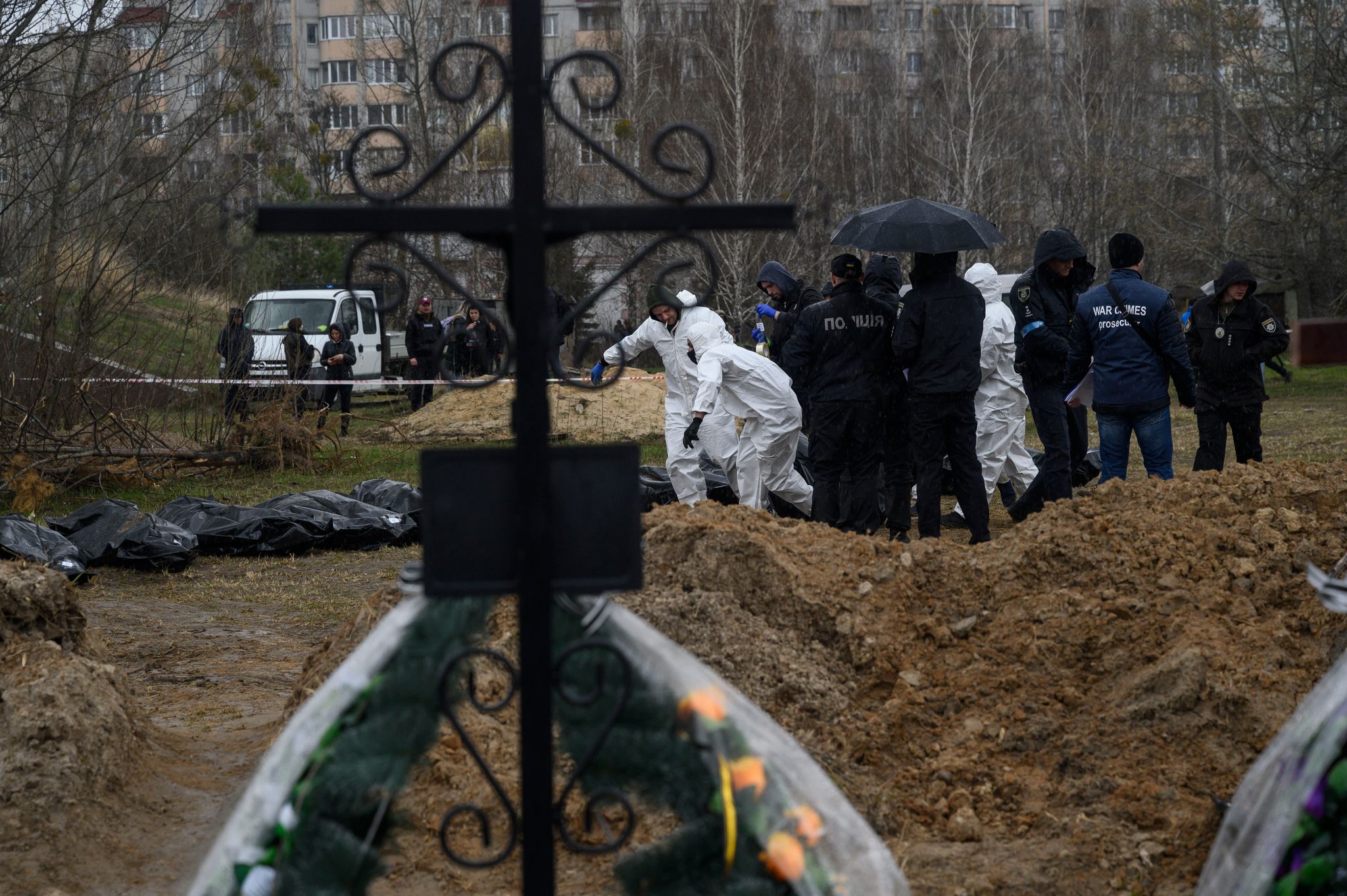 Bereits über 720 Tote im Kiewer Gebiet untersucht