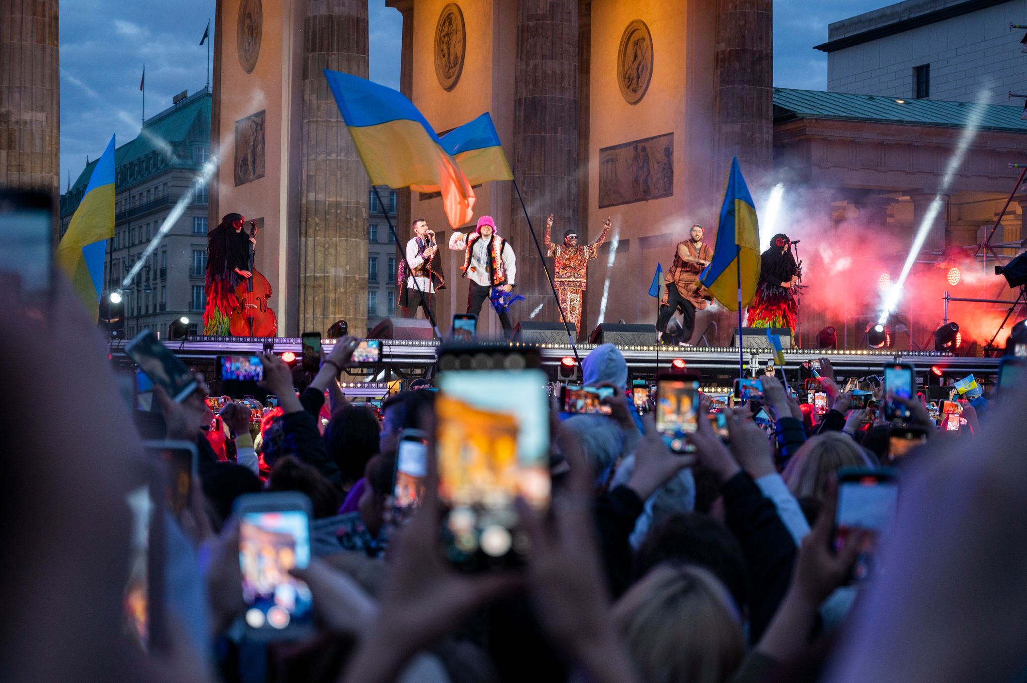 Musikshow für Ukraine – Scholz: «Wir stehen an Eurer Seite»