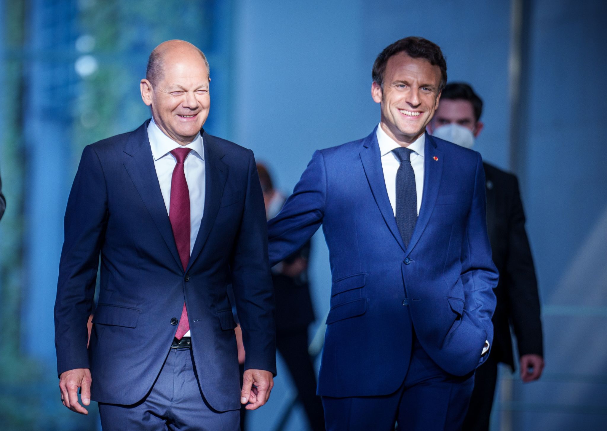 Scholz und Macron dringen auf Deeskalation in der Ukraine