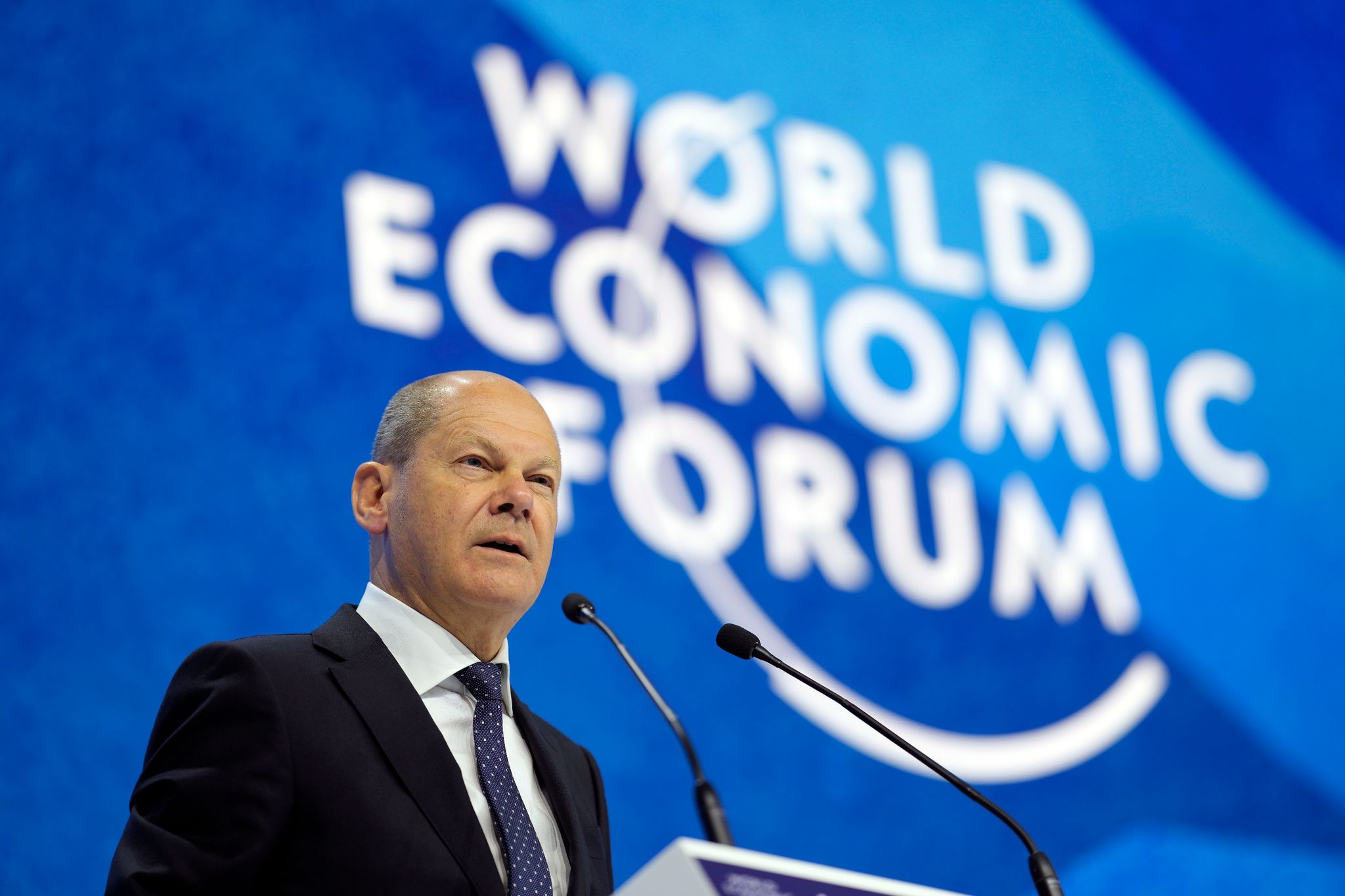 Scholz wirbt in Davos für neue Form der Globalisierung