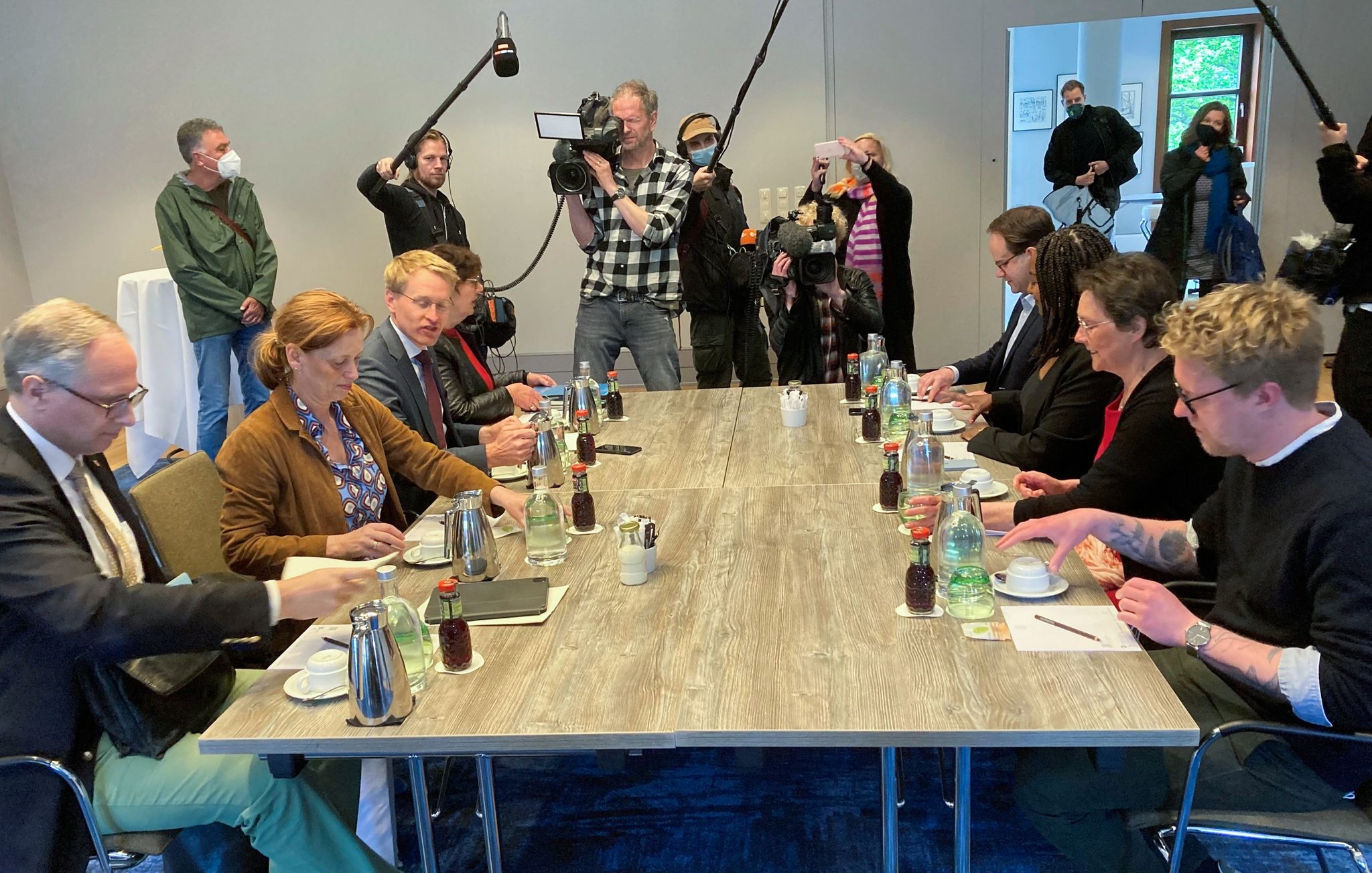 Koalitionsfrage in Kiel nach erster Sondierung weiter offen