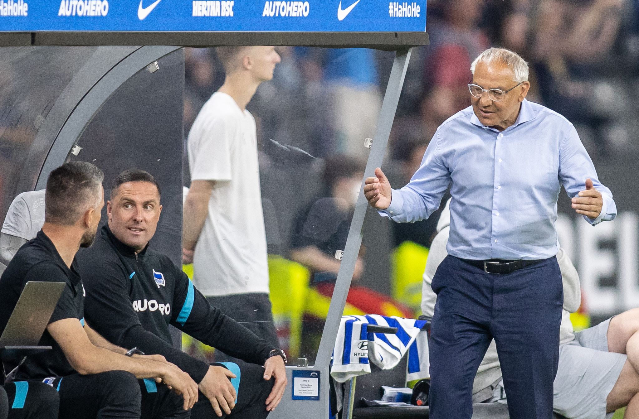 Vor Rückspiel: Hertha-Coach Magath schiebt HSV Druck zu