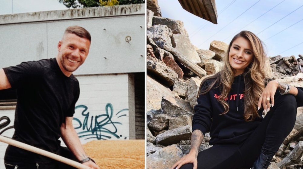 Lastwagen voller Sand: Sophia Thomalla rächt sich an Lukas Podolski