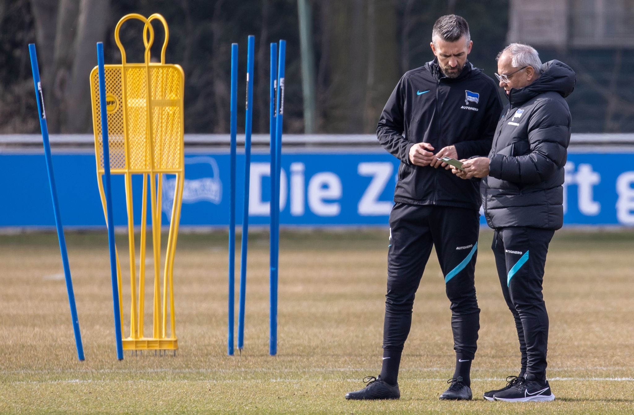 Hertha BSC mit Gold-Aura gegen den HSV