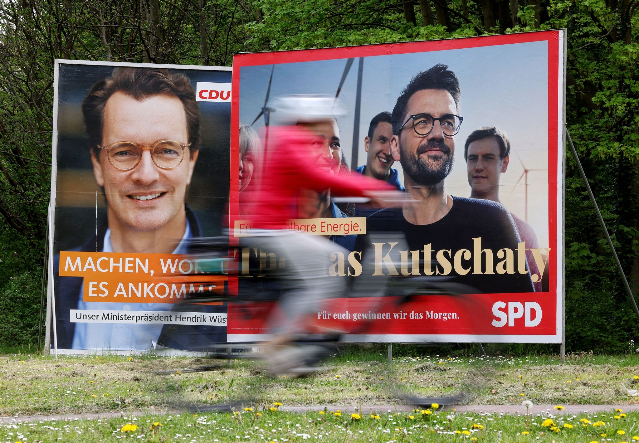 Umfrage sieht CDU in Nordrhein-Westfalen knapp vor der SPD