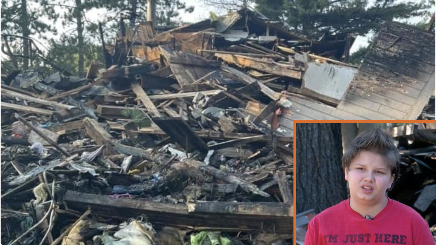 13-jähriger Junge rettet seine vier Schwestern vor verheerendem Hausbrand