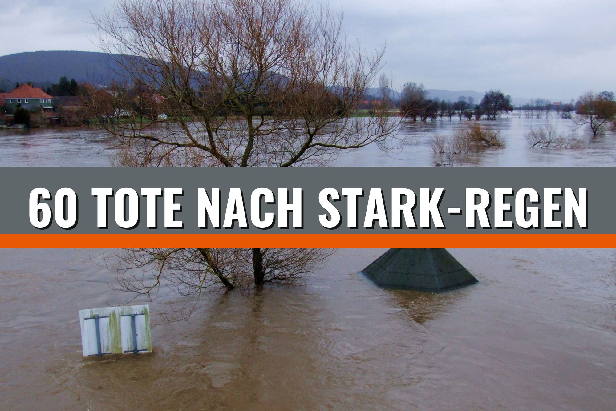 60 Tote durch Stark-Regen