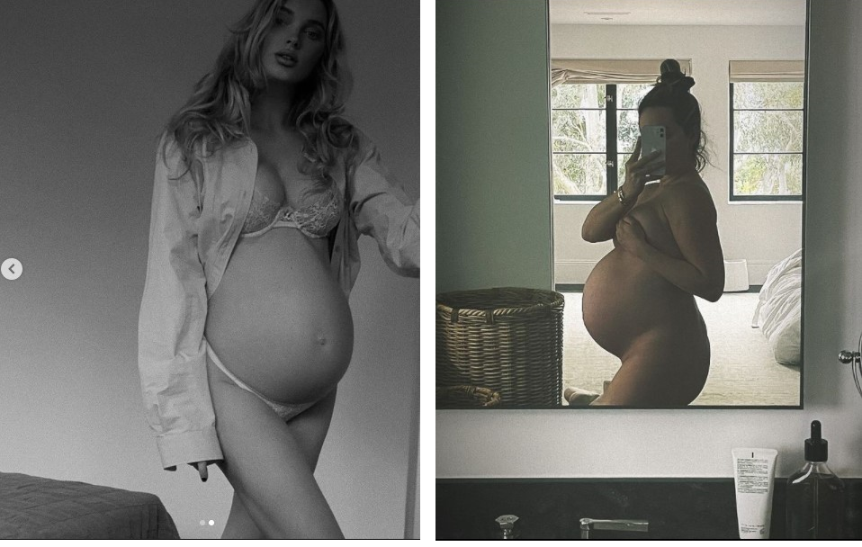 Ashley Tisdale & Elsa Hosk zeigen sich das letzte Mal hochschwanger!