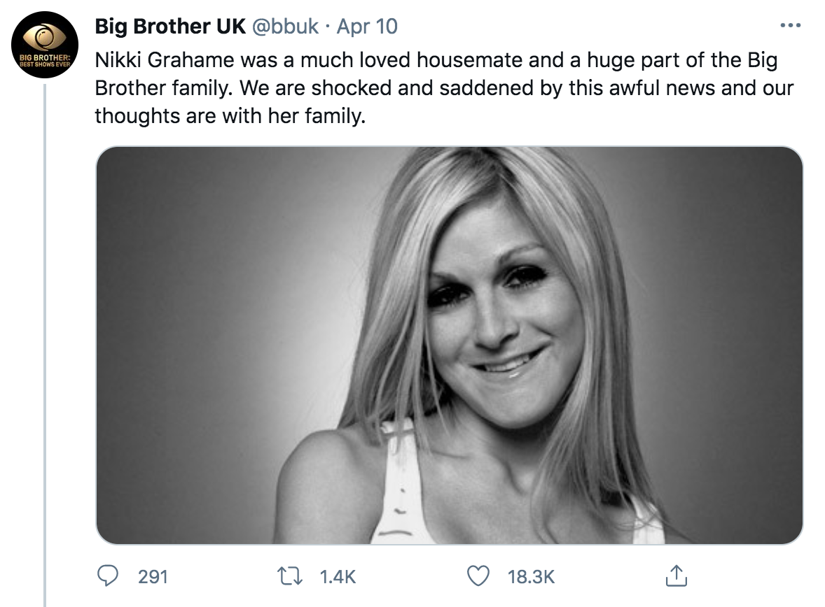 Big Brother Star gestorben