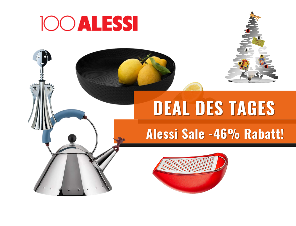 Deal des Tages: Amazon Alessi Sale – Designer Stücke -41%