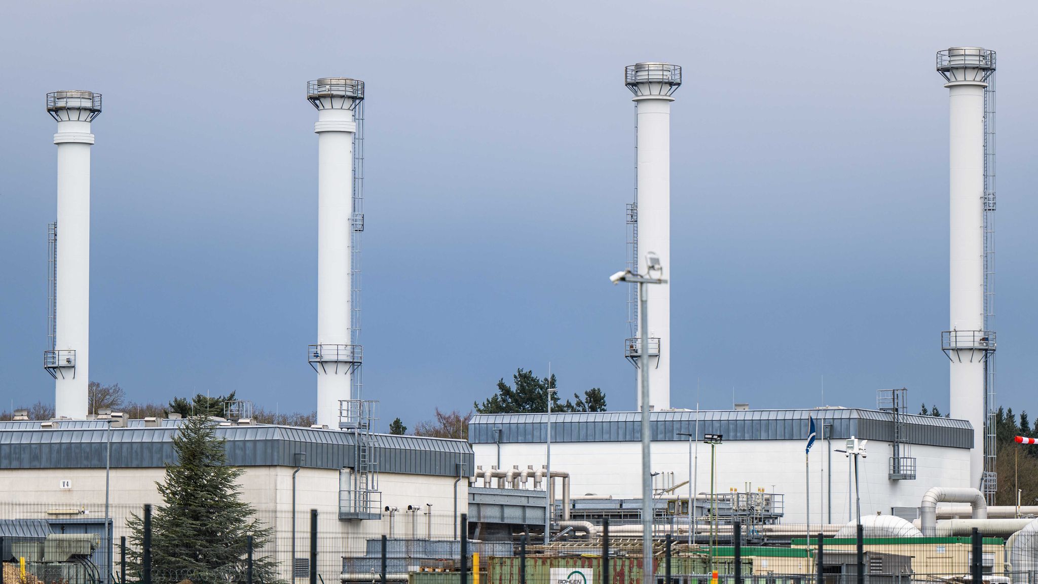 Befüllung des größten deutschen Gasspeichers geht voran