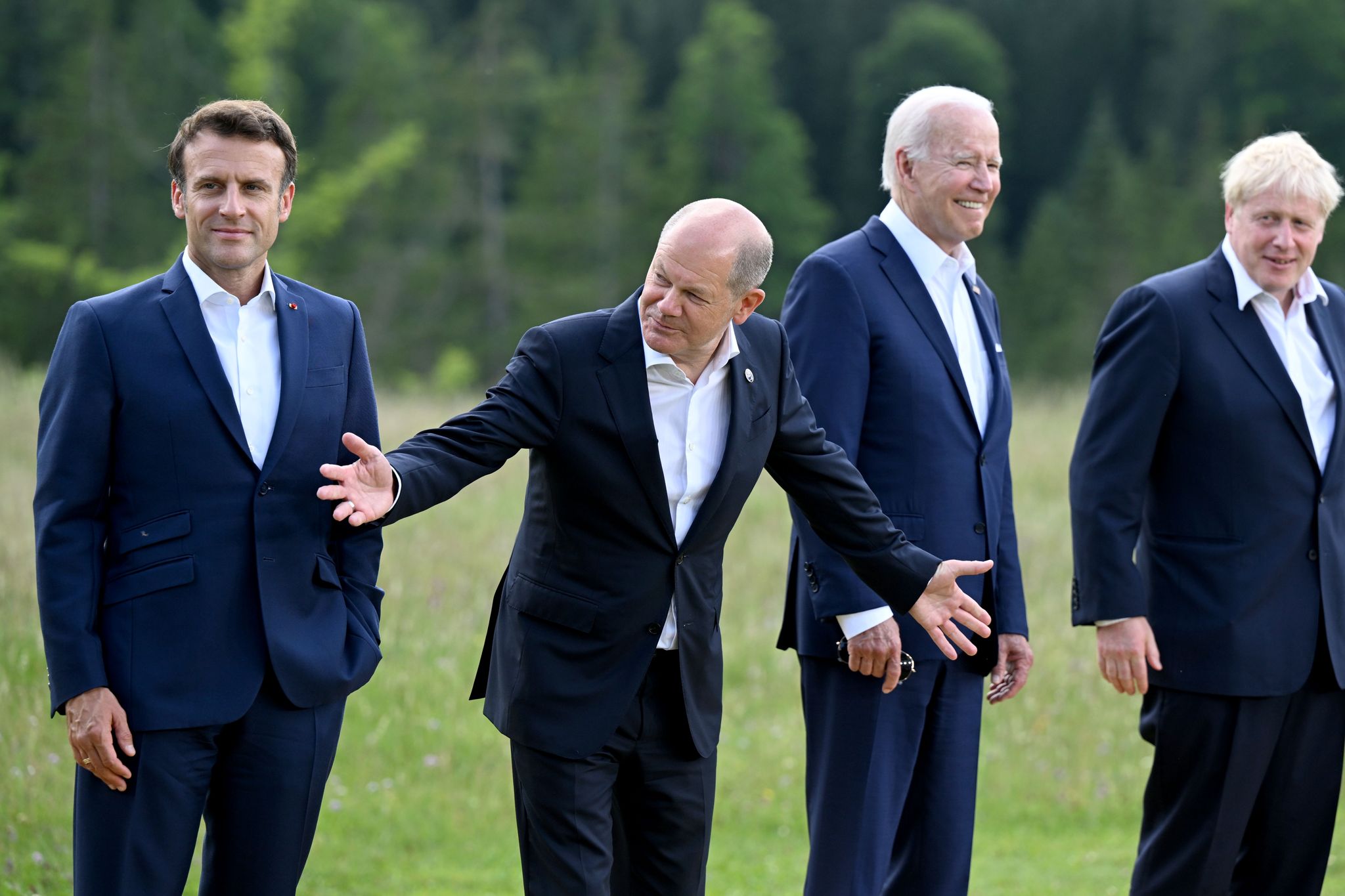 Putin-Witze und die «Merkel-Obama»-Holzbank