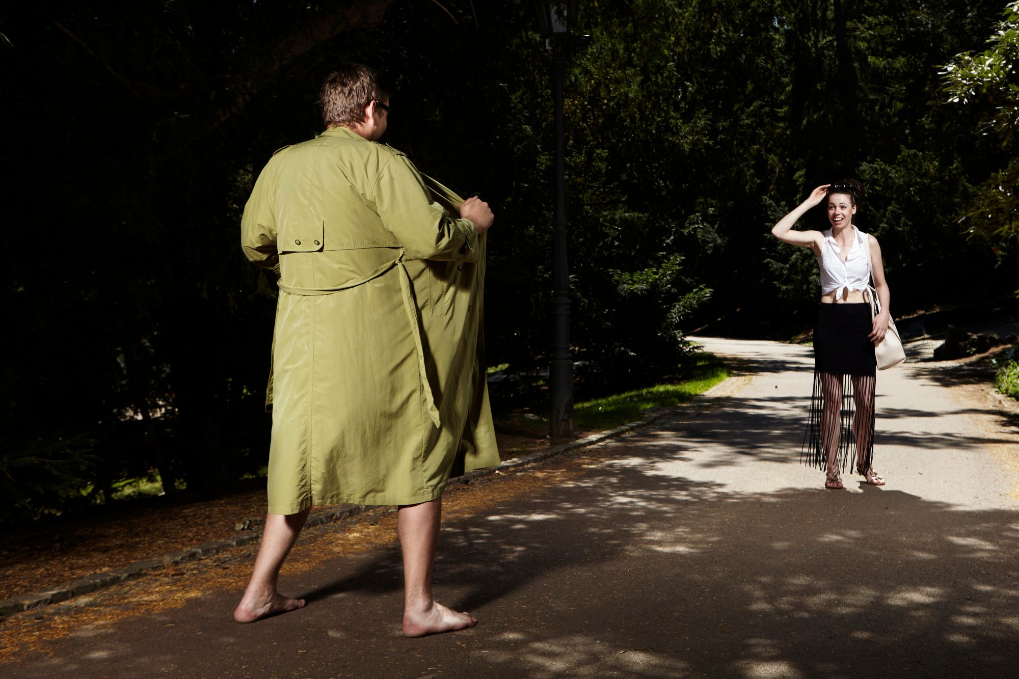 Exhibitionist am Jordansee, Malsch – entblößt sich vor 24-Jähriger