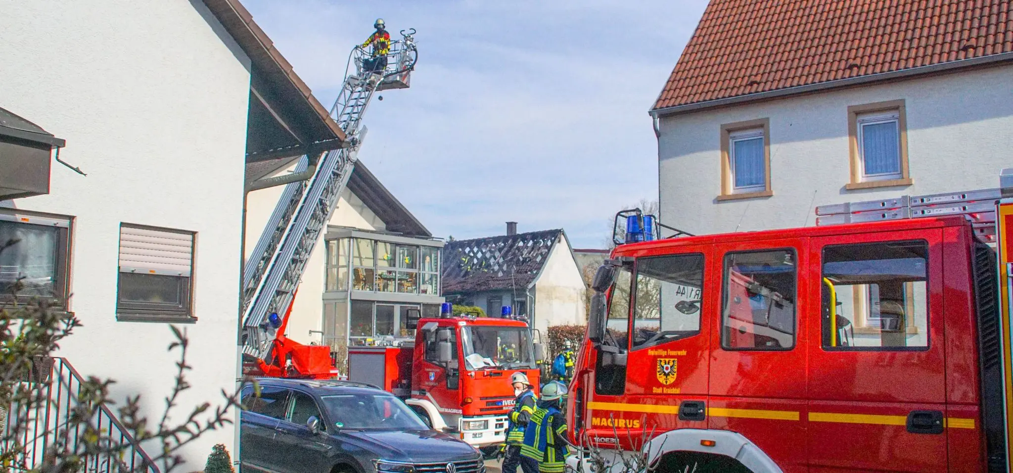 Frau und Kinder sterben bei Brand