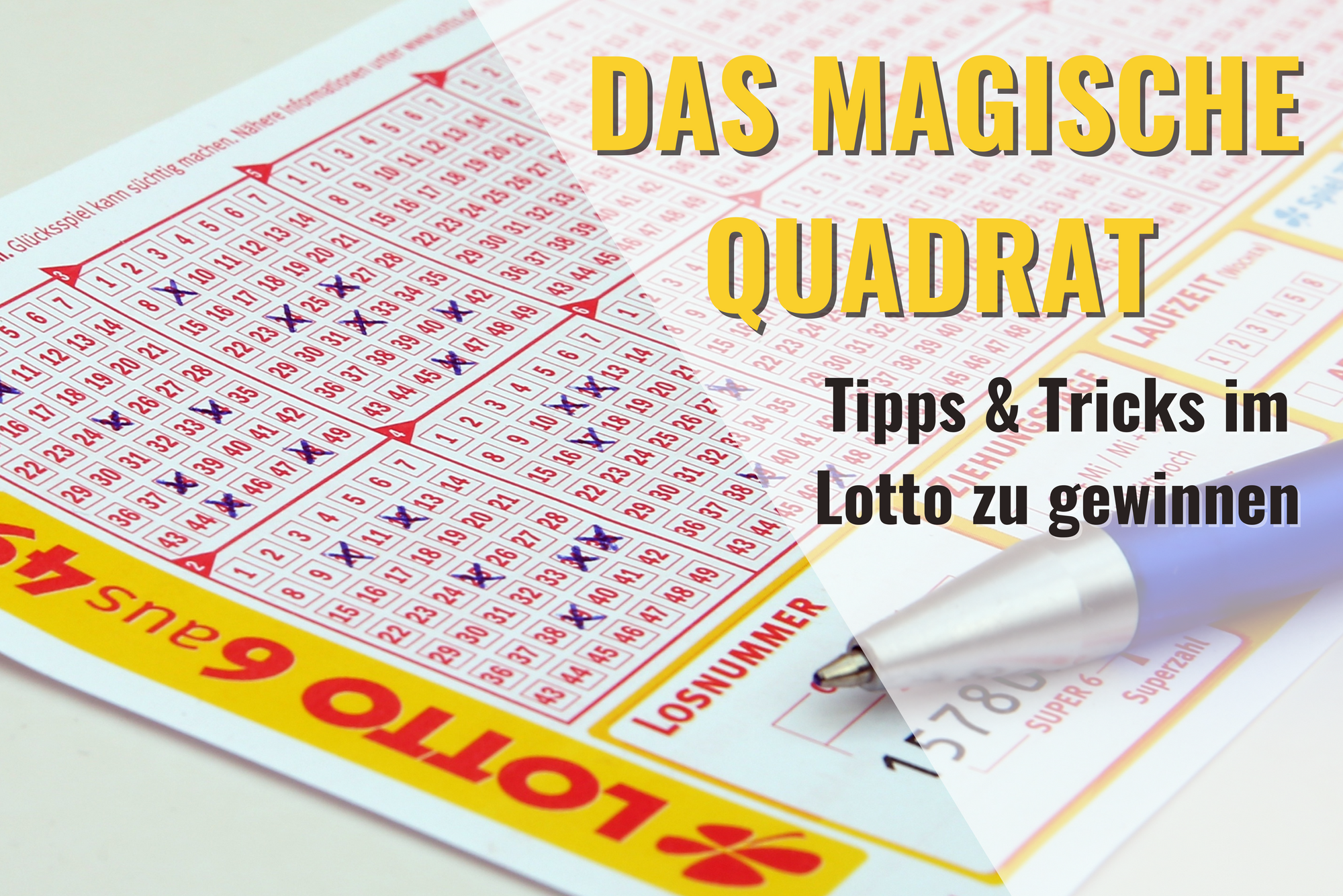 Glück ist kein Zufall – Tipps & Tricks im Lotto zu gewinnen