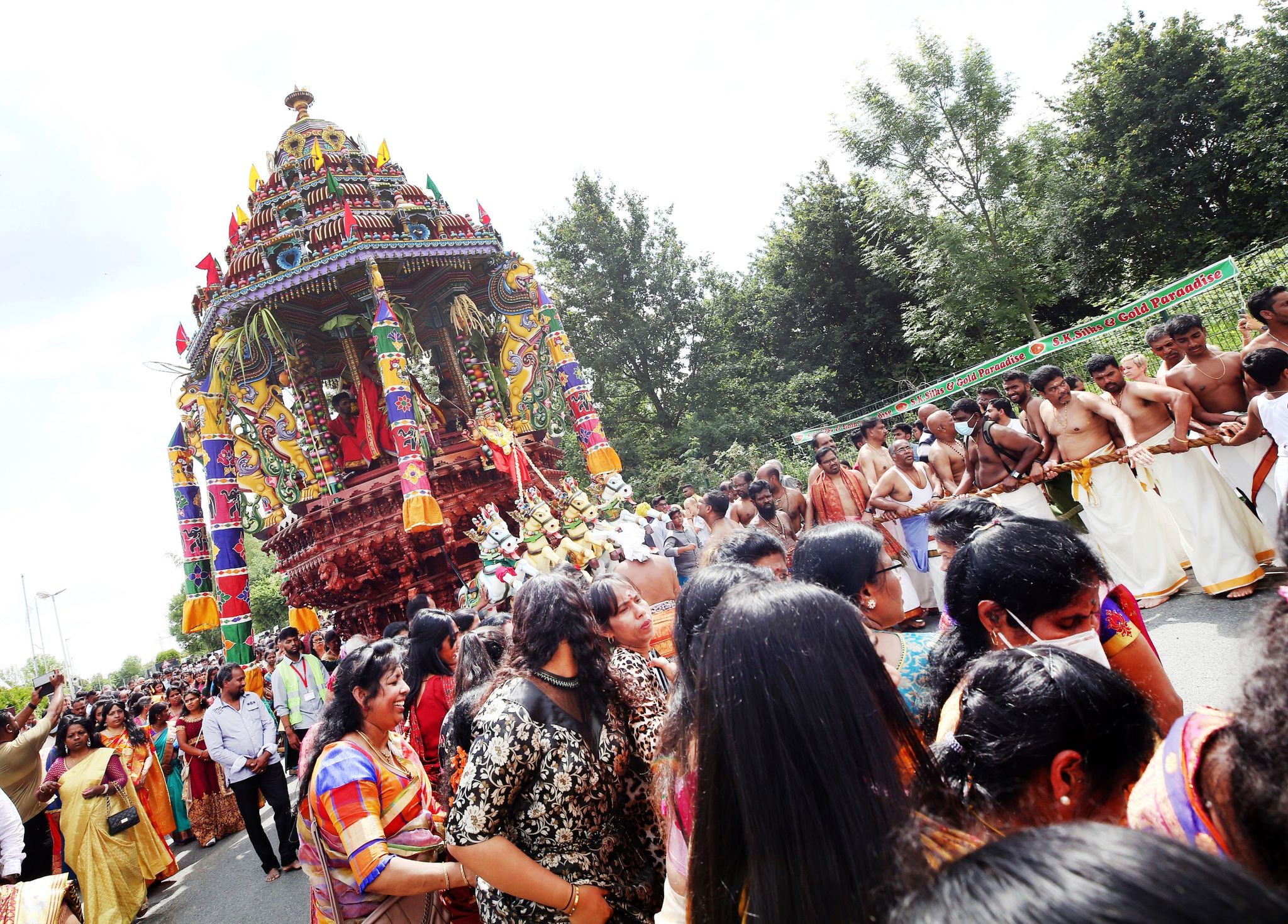 10.000 Hindus bei großer Prozession in Hamm