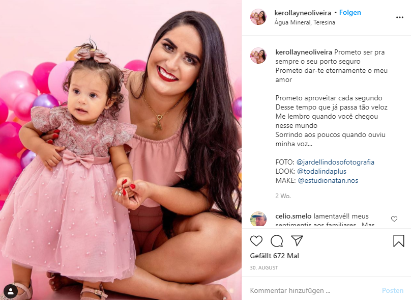 Kerollayne Oliveira: Tod durch Stromschlag mit (25) Jahren