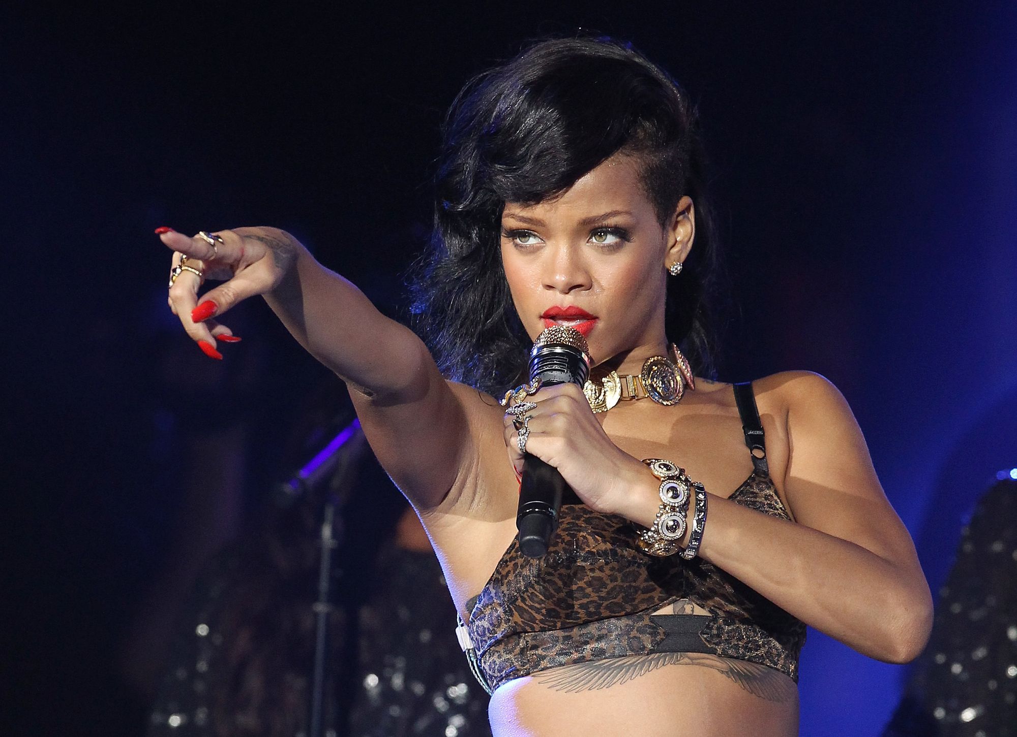 Mega-Star Rihanna zieht blank