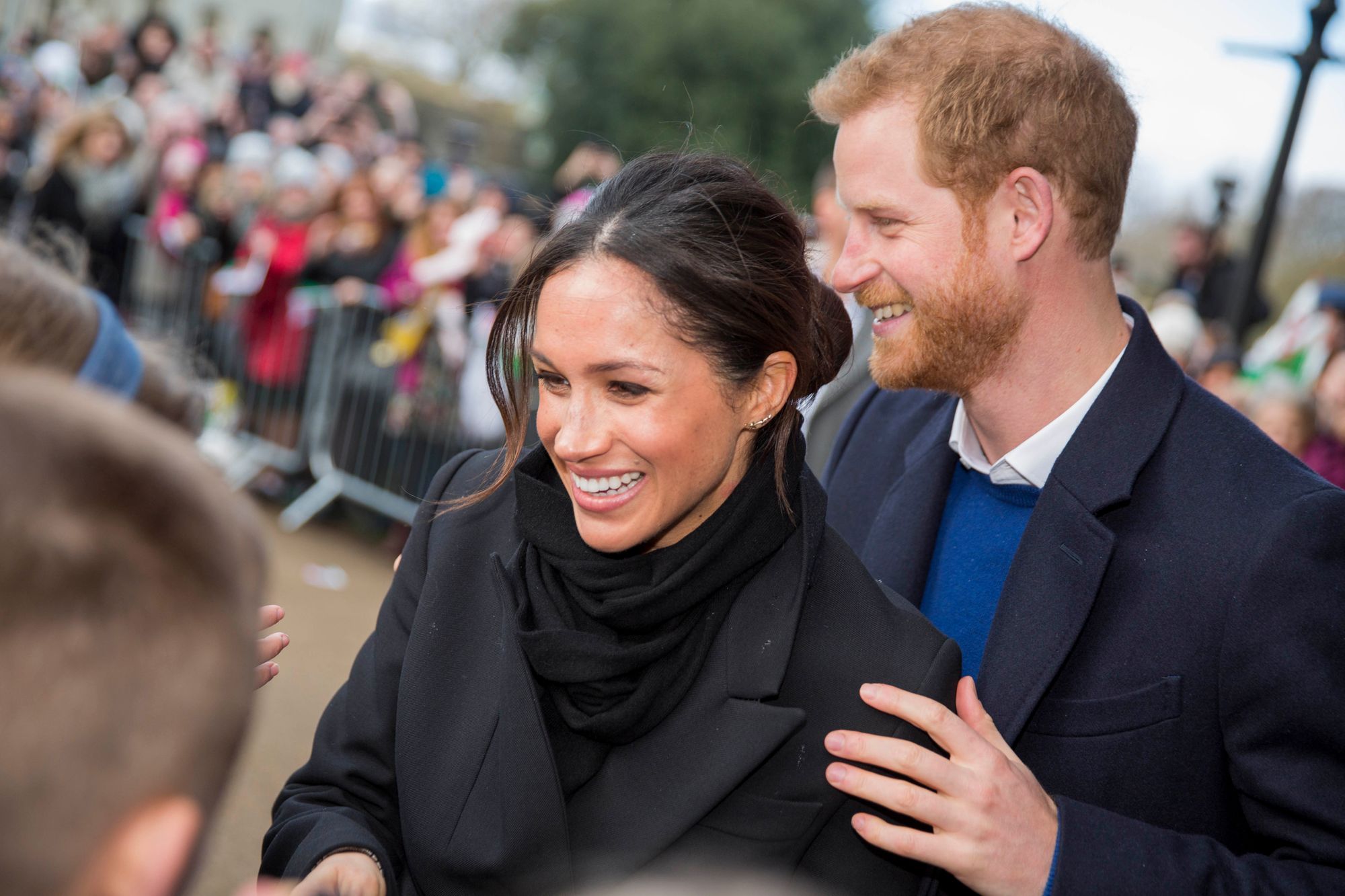 Meghan Markle und Prinz Harry freuen sich über Baby-News