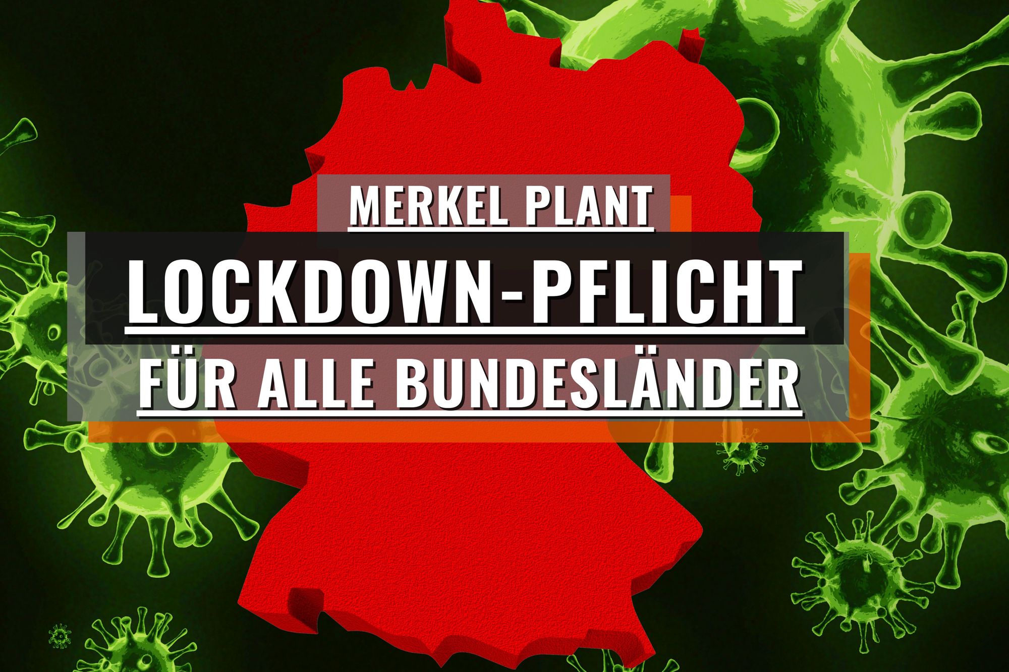 Merkel will bundesweite Lockdown-Pflicht