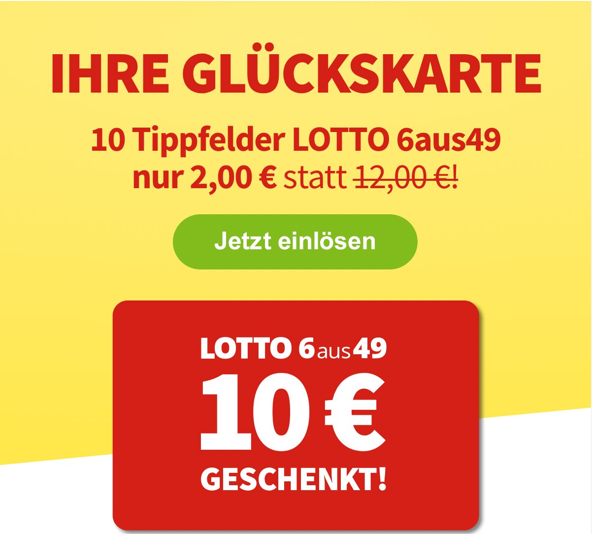 Mitmachen & Jackpot knacken! 10 Felder mit 10€ Rabatt sichern