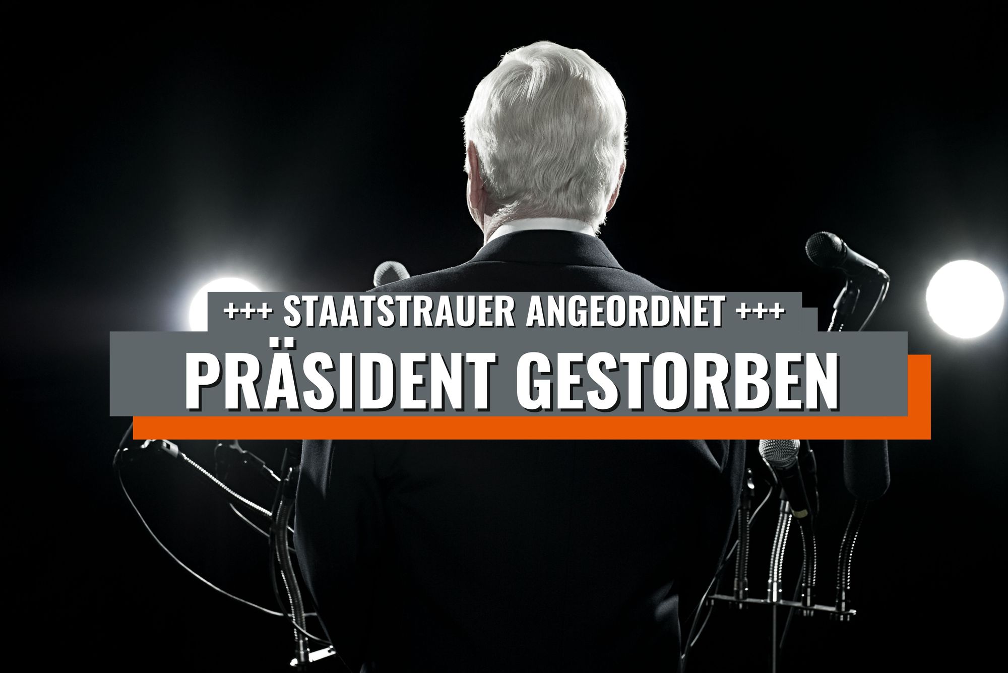 Präsident gestorben – Staatstrauer angeordnet