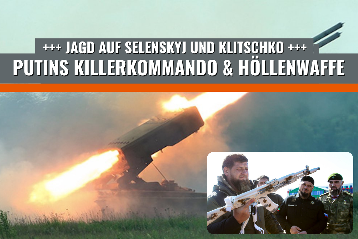 Putin schickt „Mörder Bande“ und Höllenwaffe in die Ukraine!