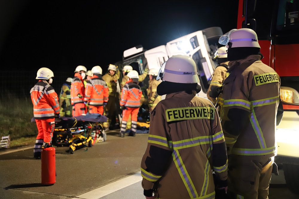 Schwerer Unfall auf Bundes-Autobahn