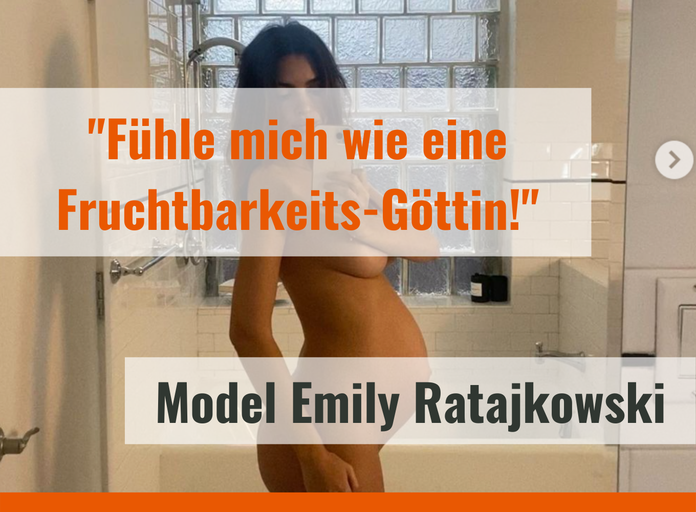 Super-Model Emily Ratajkowski posiert nackt auf Instagram!