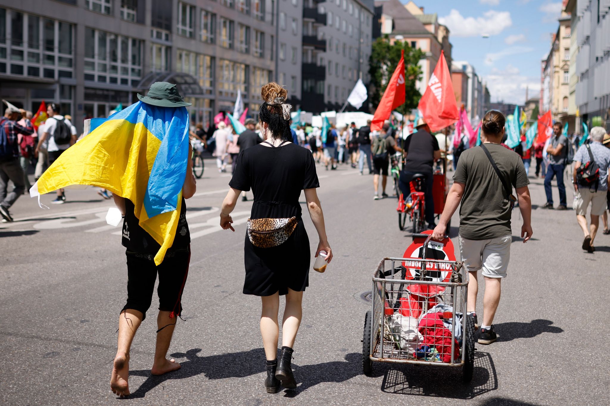 Wenig Interesse an G7-Demo in München: Teilnehmer enttäuscht