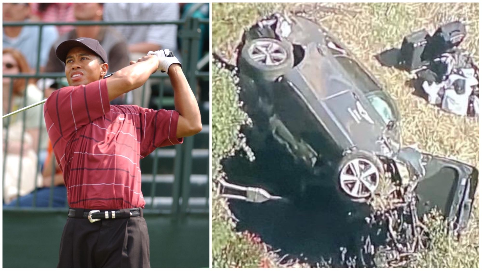 Tiger Woods aus Auto geschnitten – schlimmer Verkehrsunfall