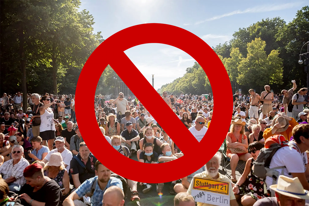 Update: Berlin verbietet Corona-Demonstration am Wochenende!