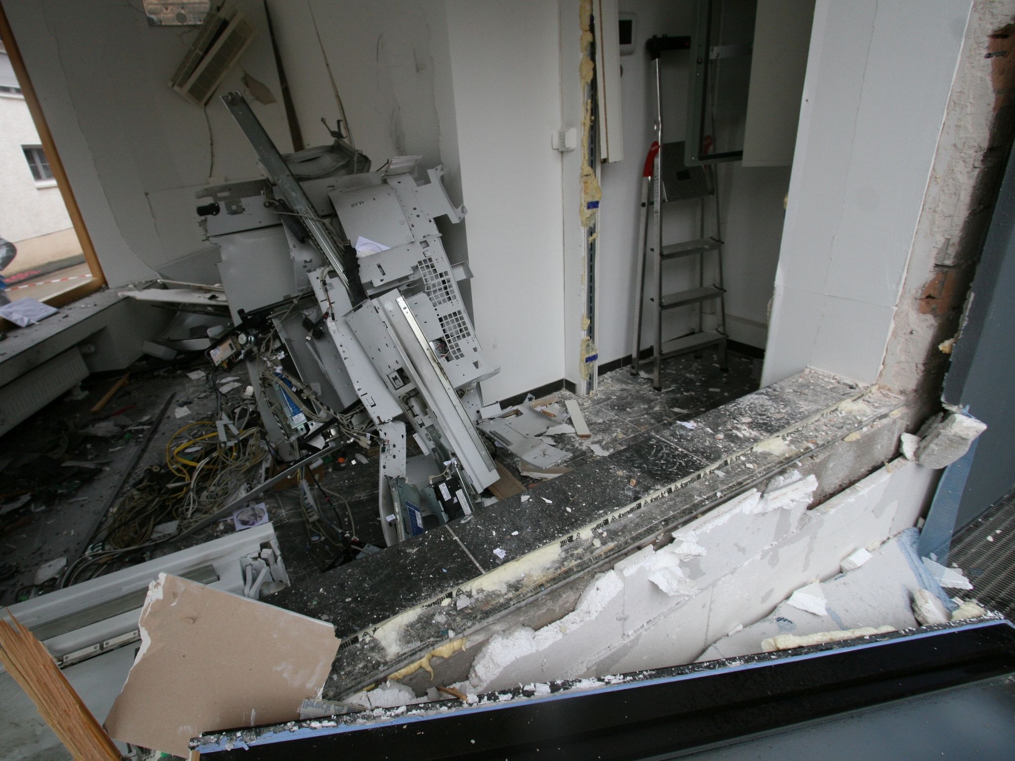 Zahl der Geldautomatensprengungen leicht rückläufig