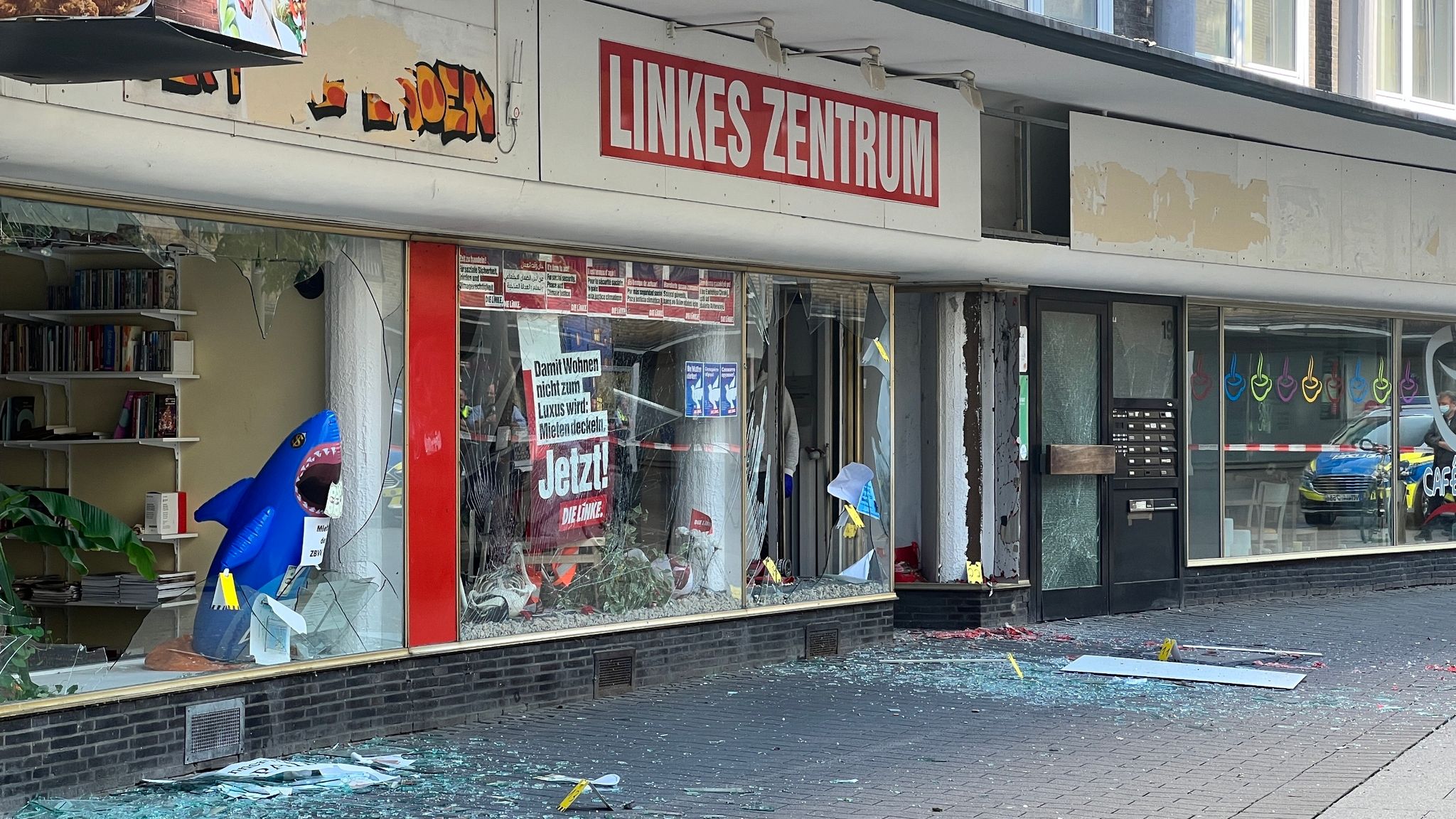 Anschlag: Explosion an Parteibüro der Linken
