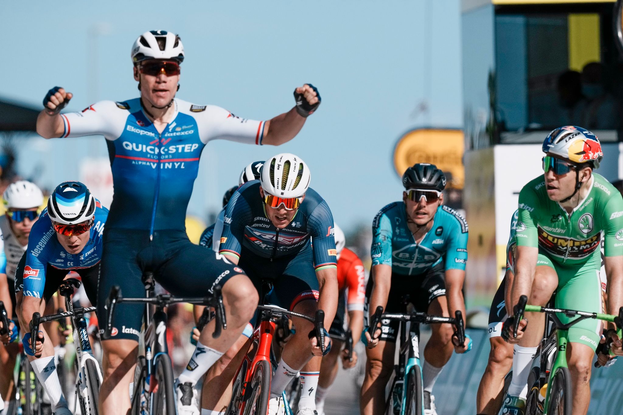 Sturz-Opfer Jakobsen sprintet zum Happy-End