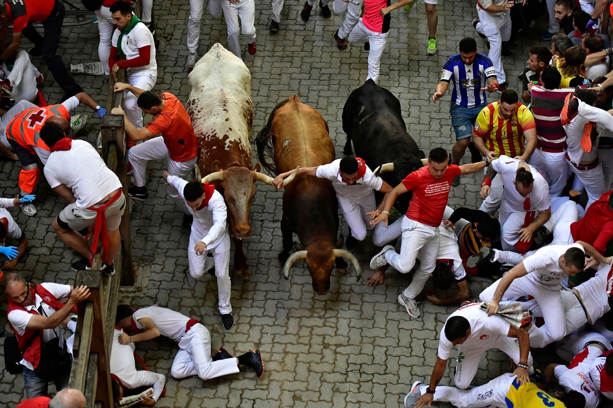 Sechs Verletzte bei letzter Stierhatz in Pamplona