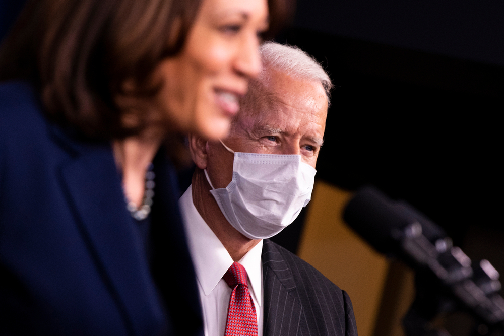 Joe Biden und Kamala Harris in Washington DC, USA
