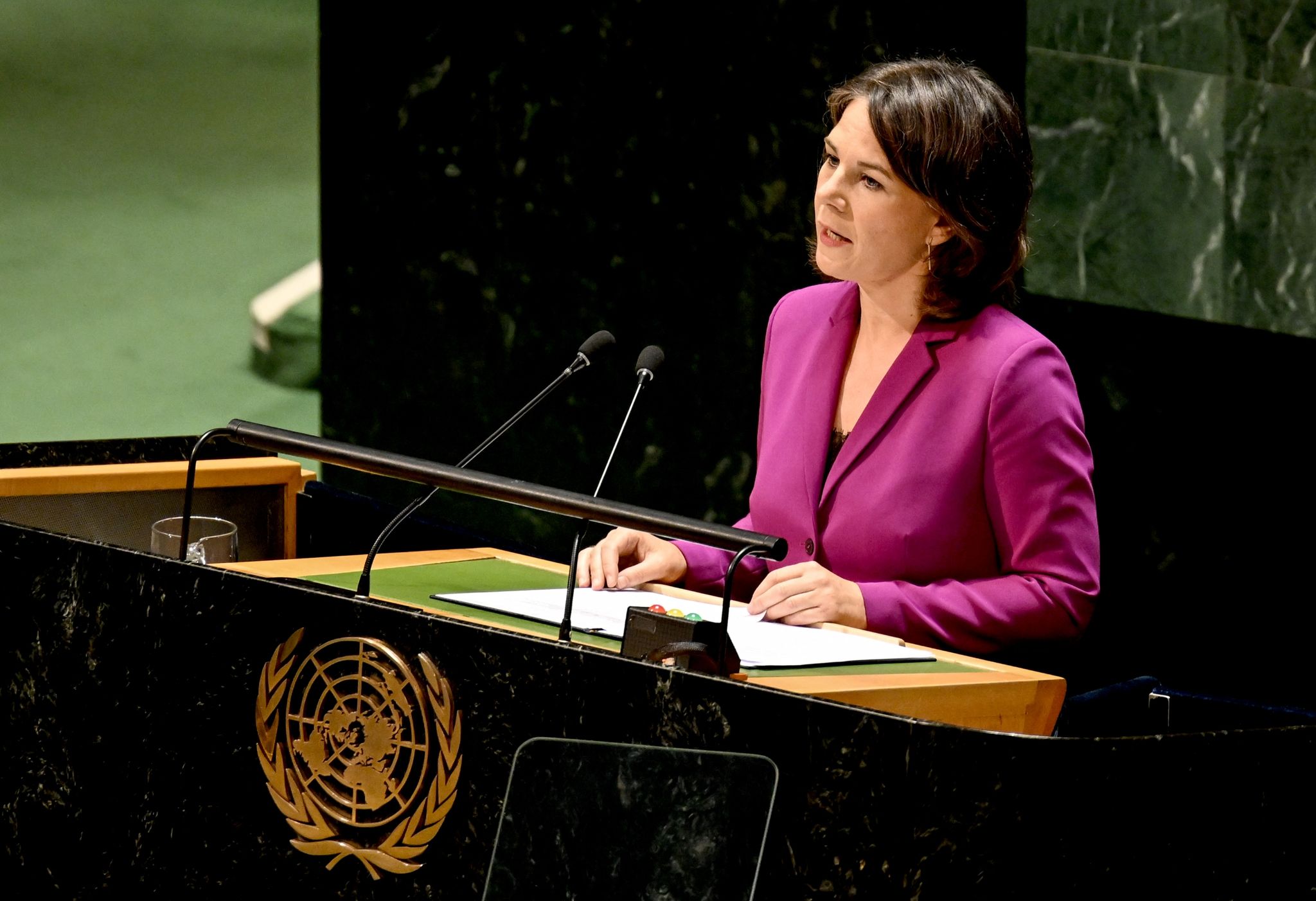 Baerbock hält Rede zu transatlantischen Beziehungen