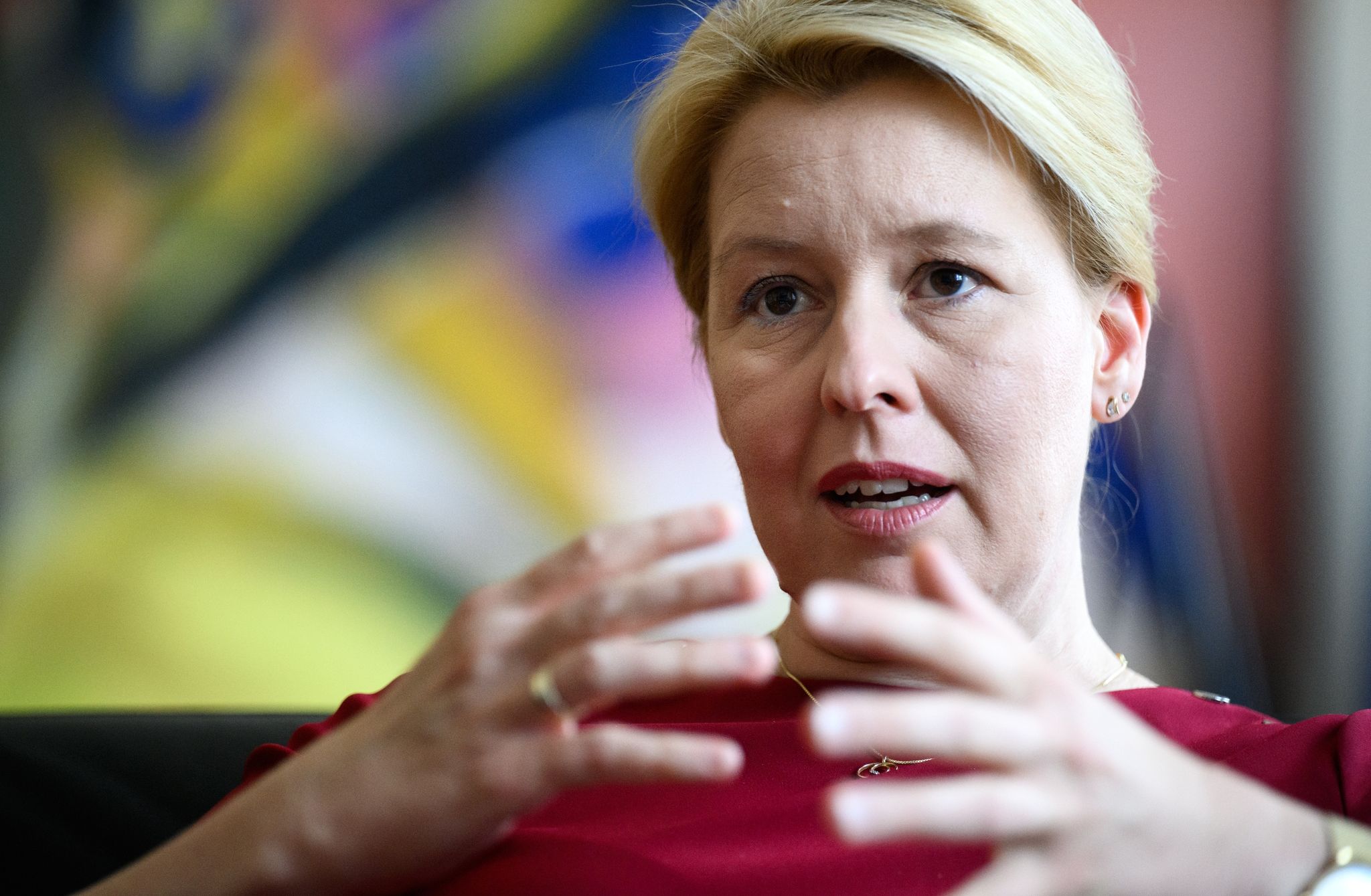 Giffey redet nach Fake-Telefonat mit echtem Klitschko