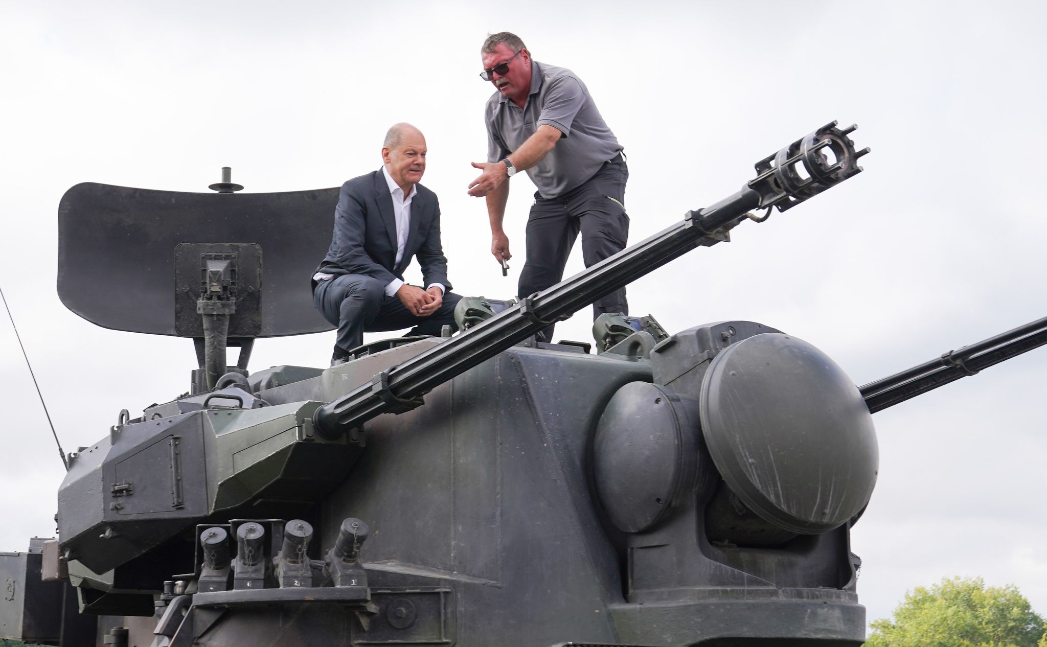 Scholz bekräftigt Waffenhilfe für die Ukraine