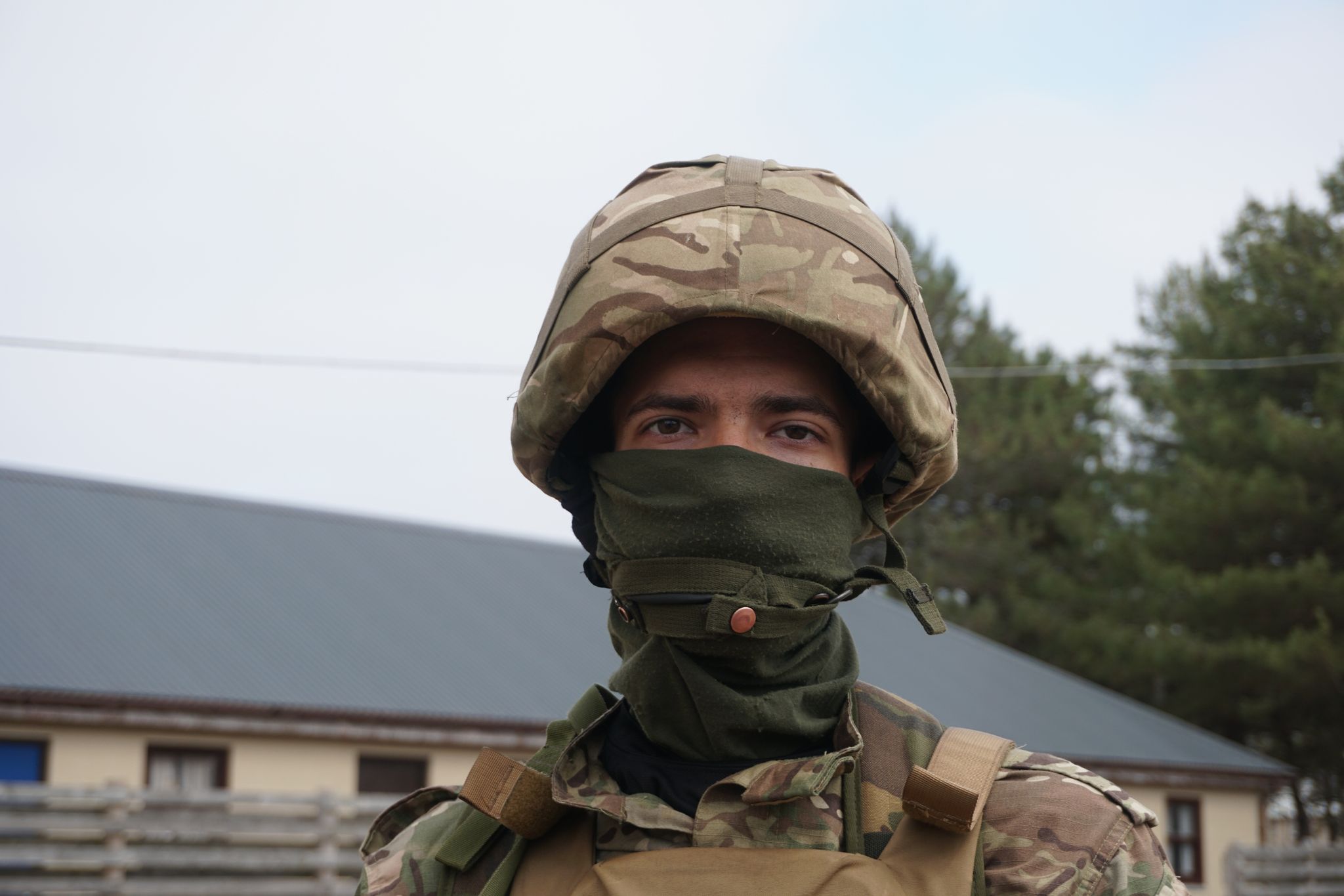 Wie Ukrainer in England kämpfen lernen