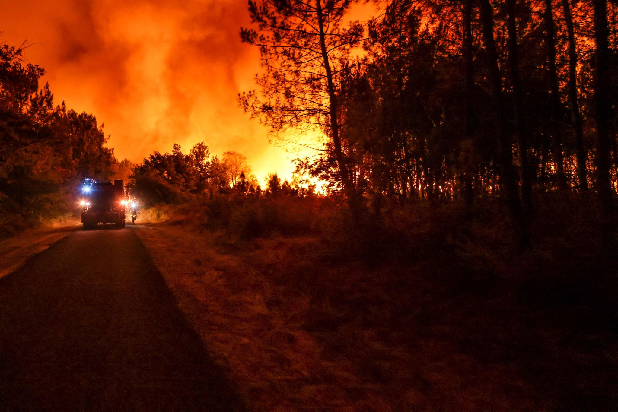 Europäische Hilfe für Frankreich im Kampf gegen Waldbrände