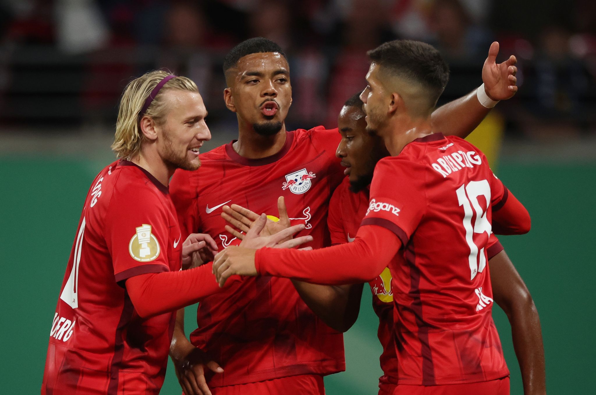 Dreierpack von Werner: Leipzig im Pokal weiter