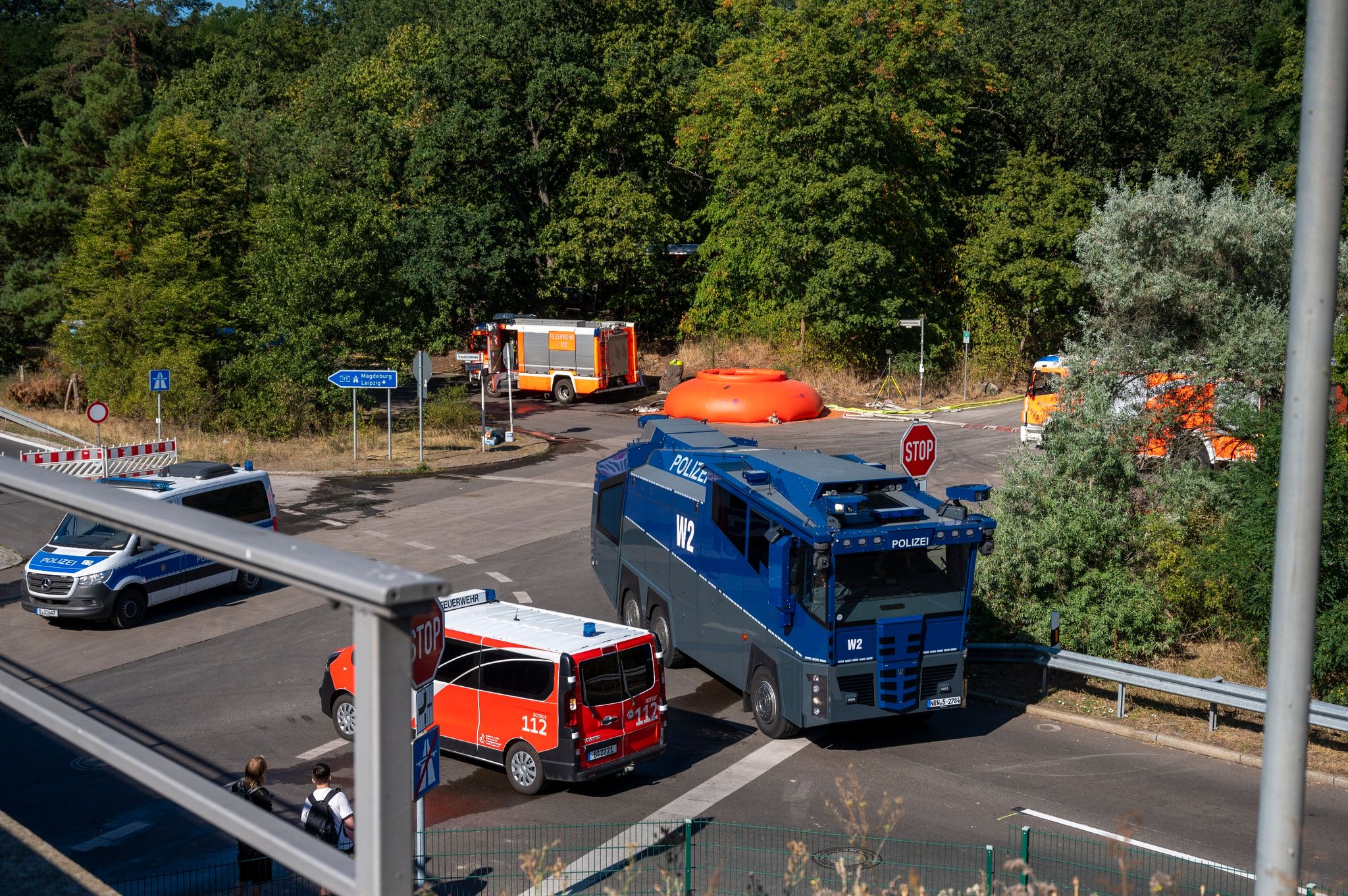 Fortschritte bei Brandbekämpfung im Grunewald